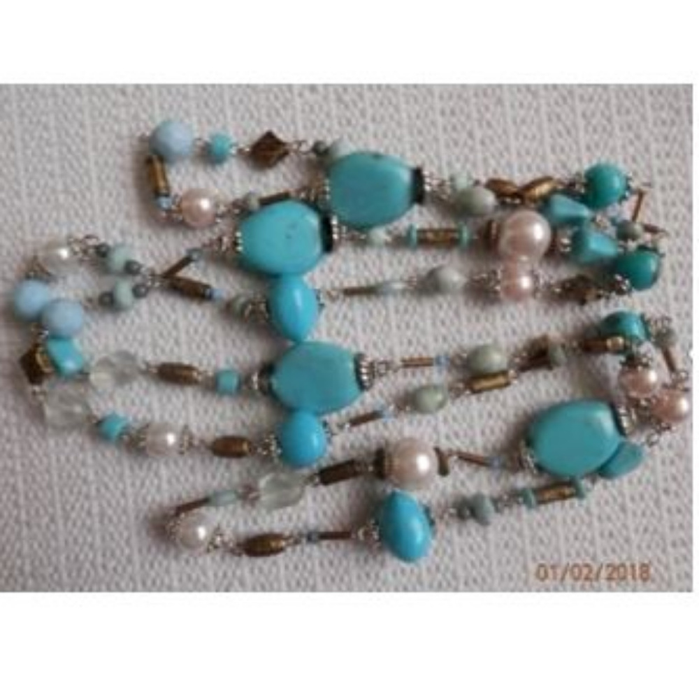 Amrita Singh Necklace precious stones/pearls - Picture 3 of 3